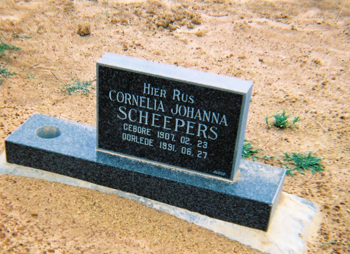 SCHEEPERS Cornelia Johanna  1907-1991