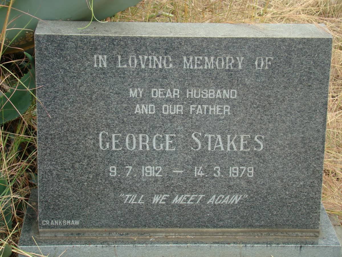 STAKES George 1912-1979