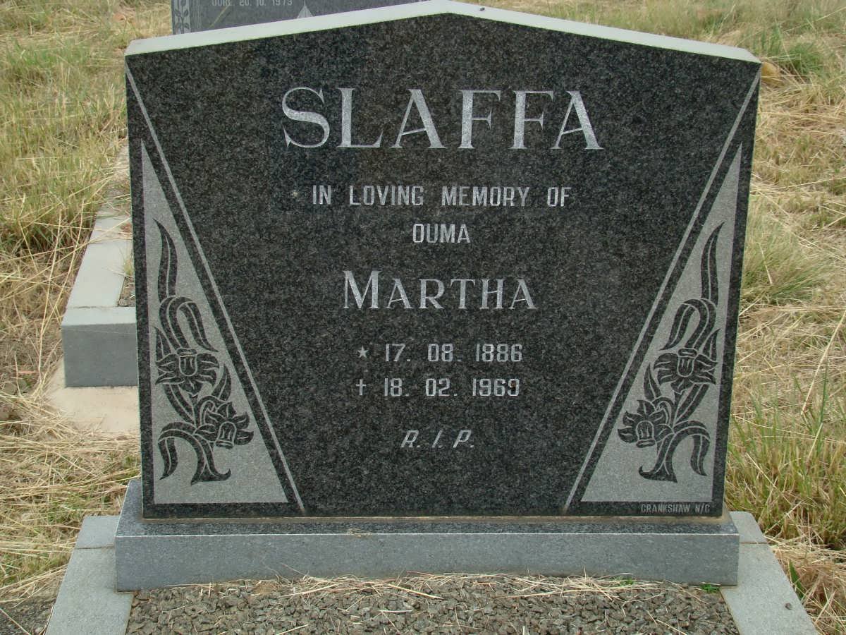 SLAFFA Martha 1886-1969