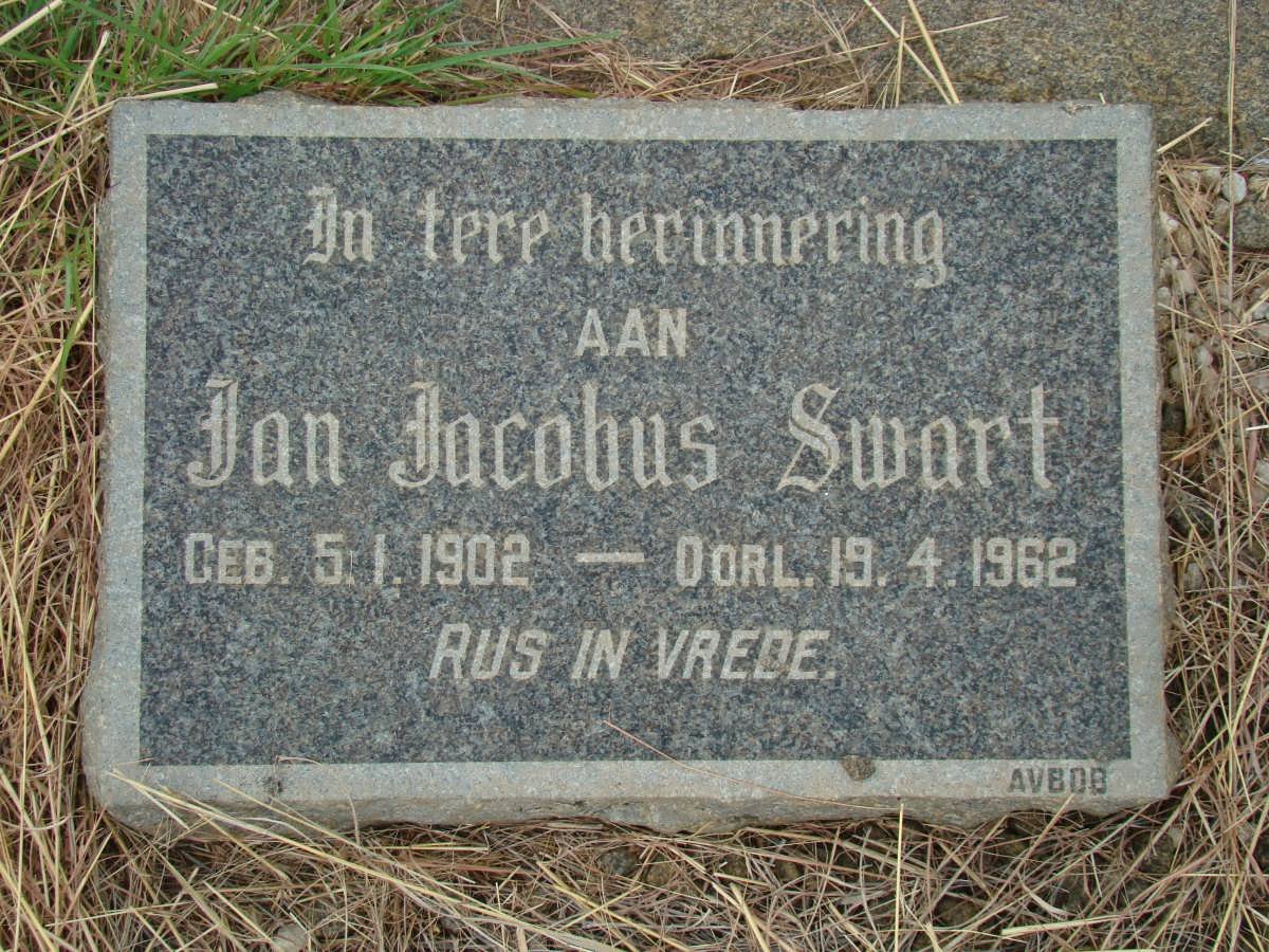 SWART Jan Jacobus 1902-1962