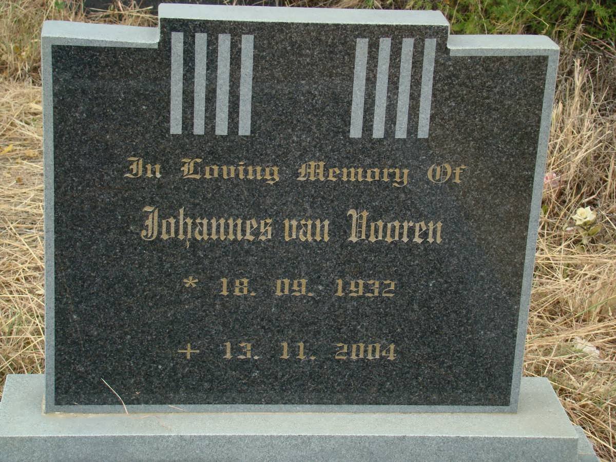 VUUREN Johannes, van 1932-2004