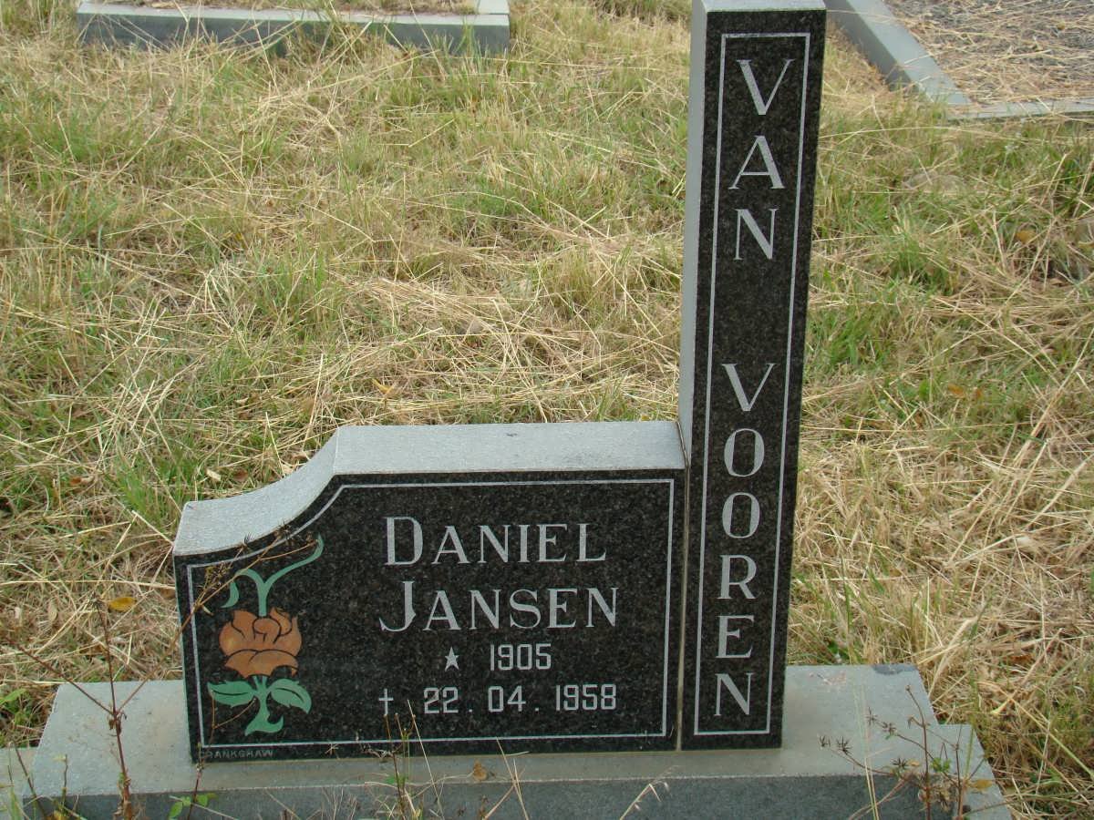 VOOREN Daniel Jansen, van 1905-1958