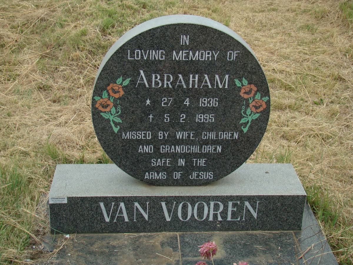 VOOREN Abraham, van 1936-1995