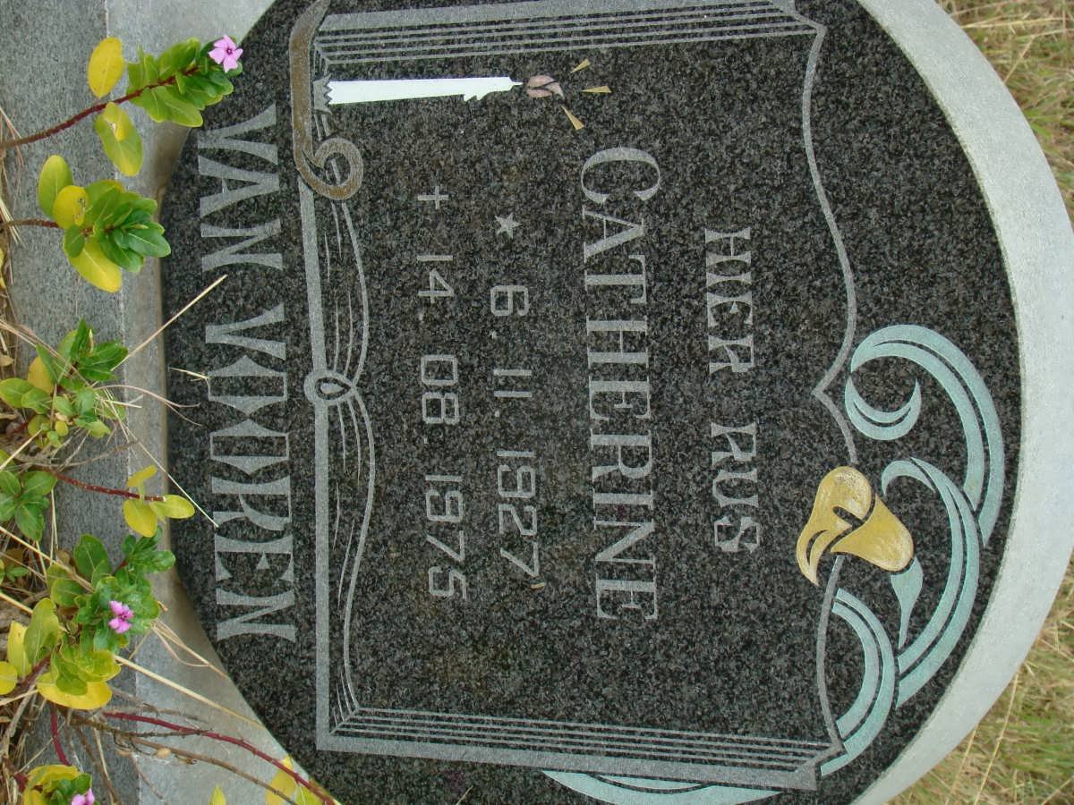 VOOREN Catherine, van 1927-1975