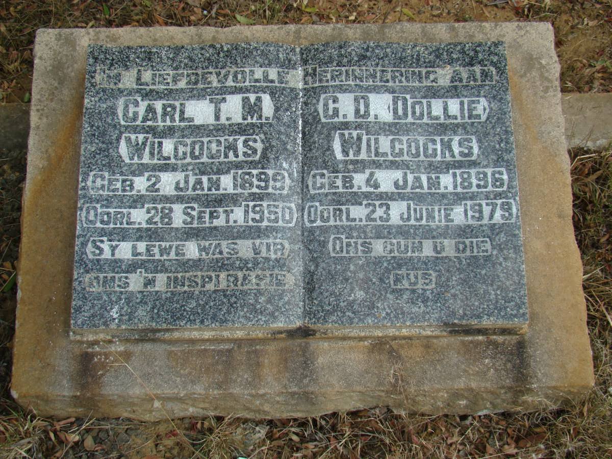 WILCOCKS Carl T.M. 1899-1950 &amp; G.D. 1896-1979