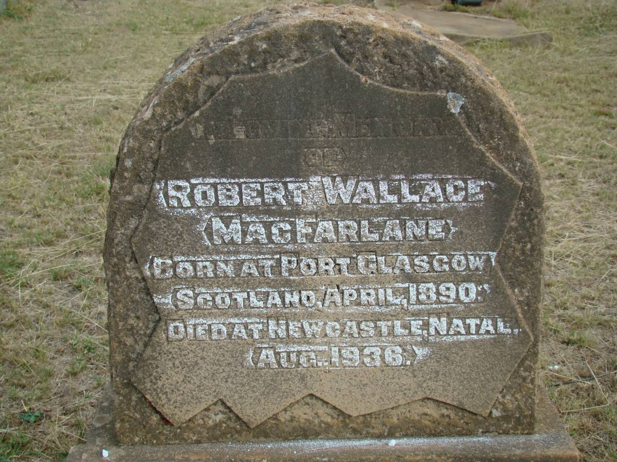 WALLACE Robert nee MacFARLANE 1890-1936