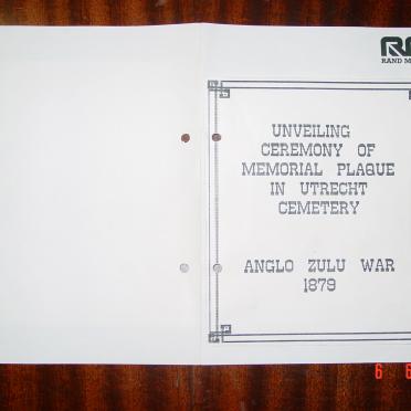 2. Unveiling of the Anglo-Zulu War Memorial