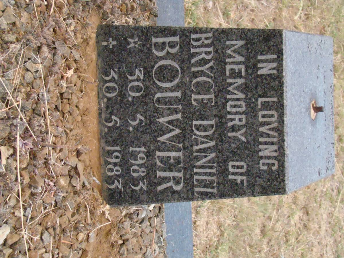 BOUWER Bryce Daniel 1983-1983