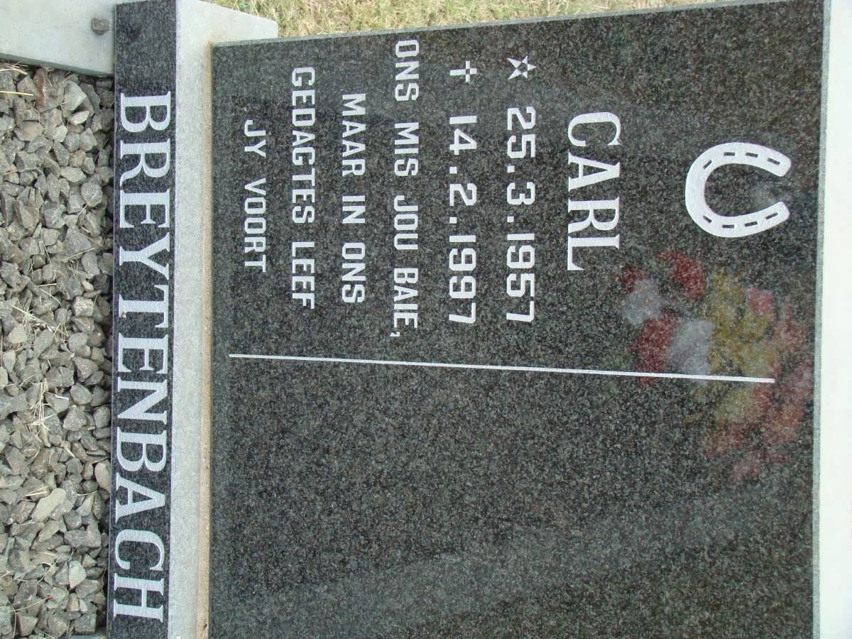 BREYTENBACH Carl 1957-1997