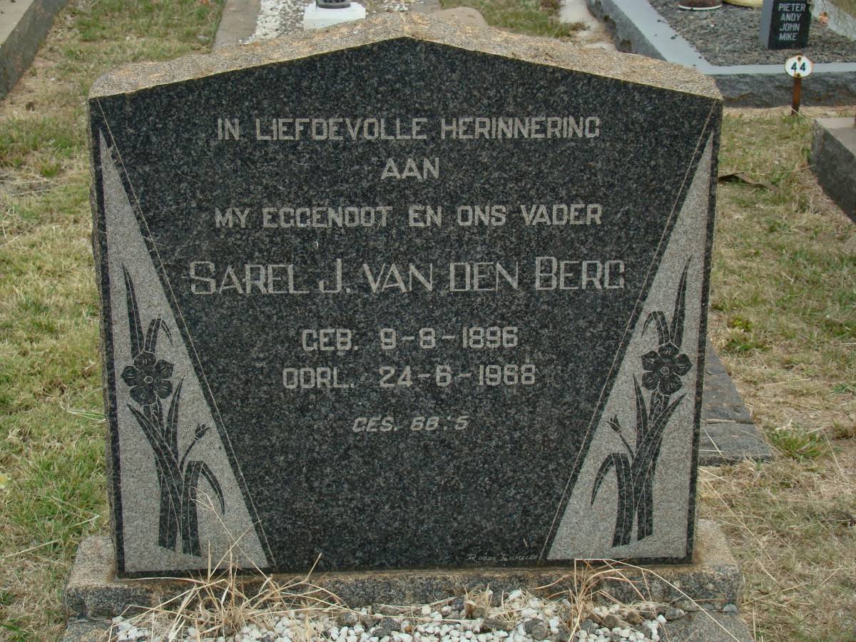 BERG Sarel J., van den 1896-1968