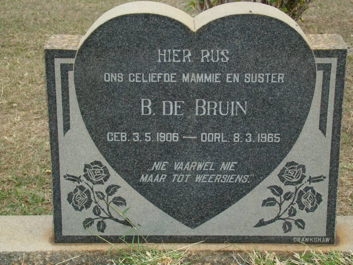 BRUIN B., de 1906-1965