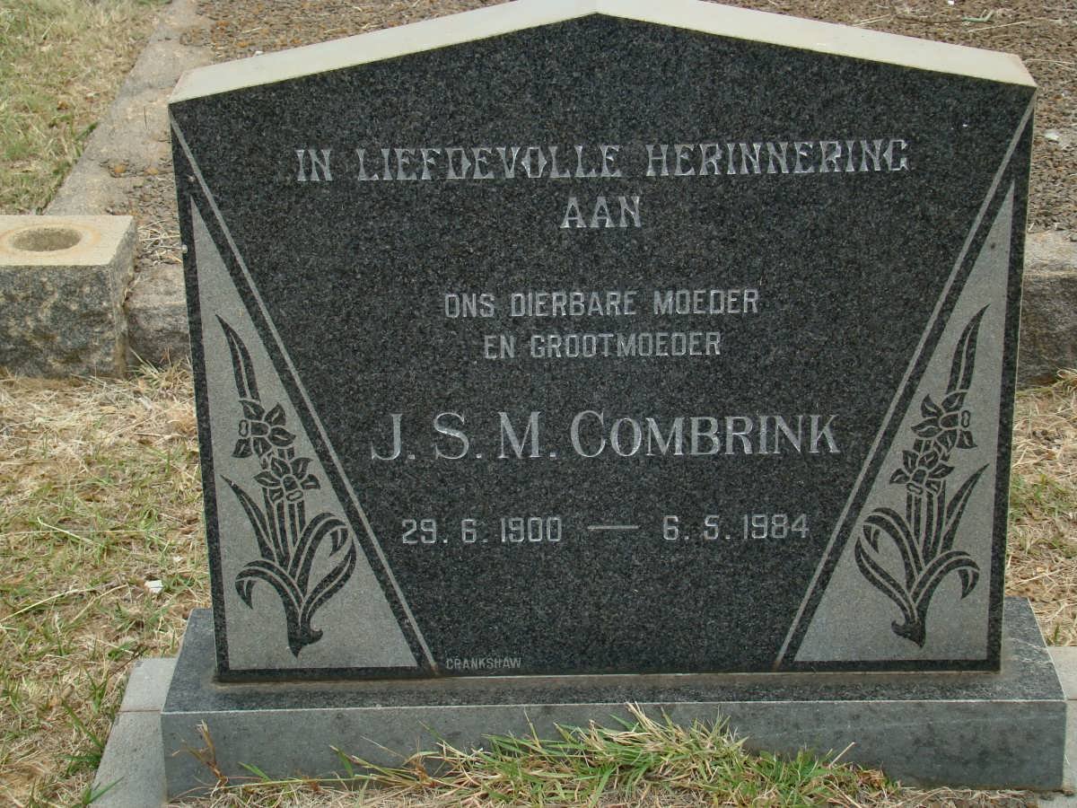 COMBRINK J.S.M. 1900-1984