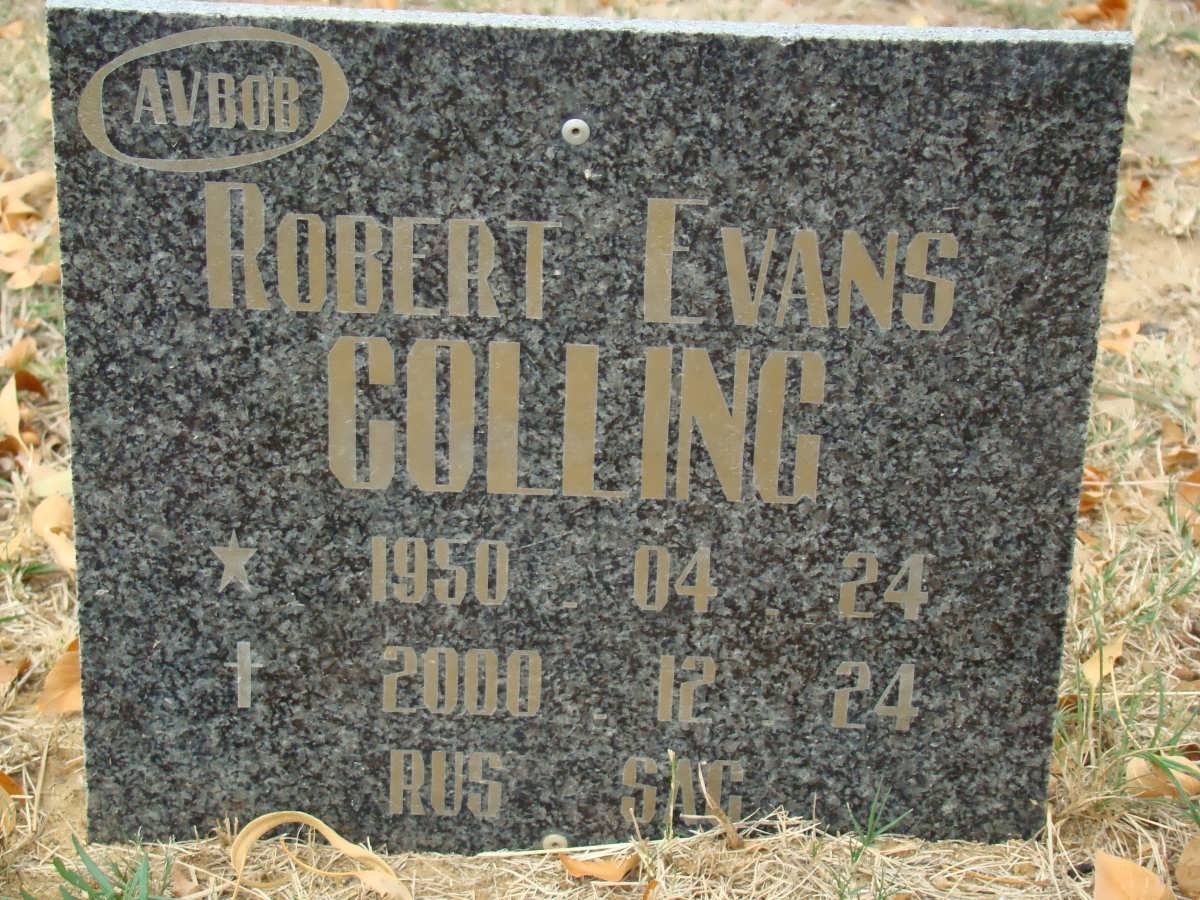 COLLING Robert Evans 1950-2000