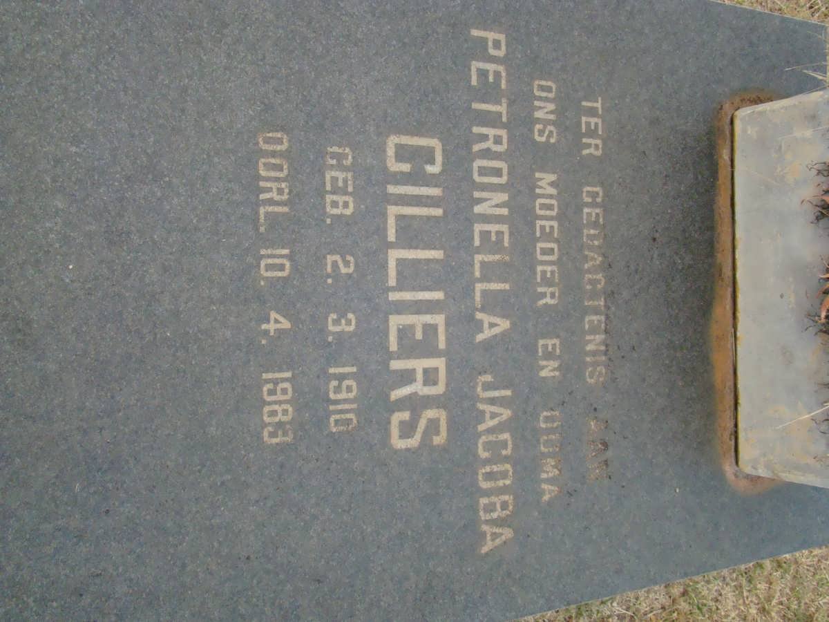 CILLIERS Petronella Jacoba 1910-1983