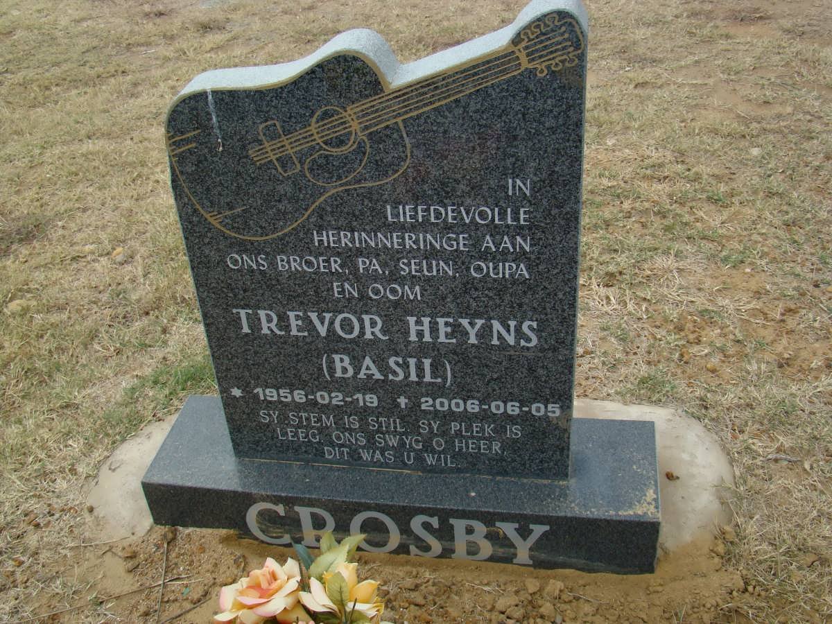 CROSBY Trevor Heyns 1956-2006