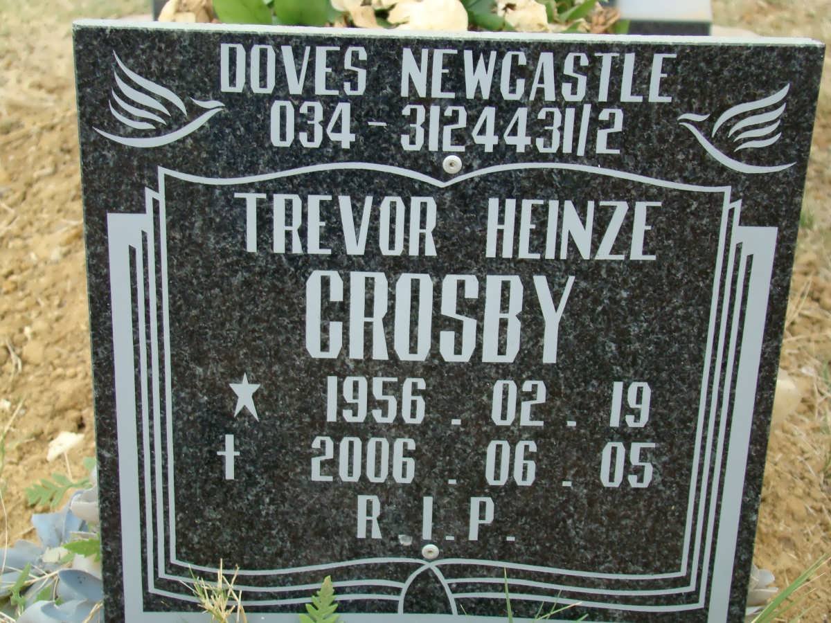 CROSBY Trevor Heinze 1956-2006