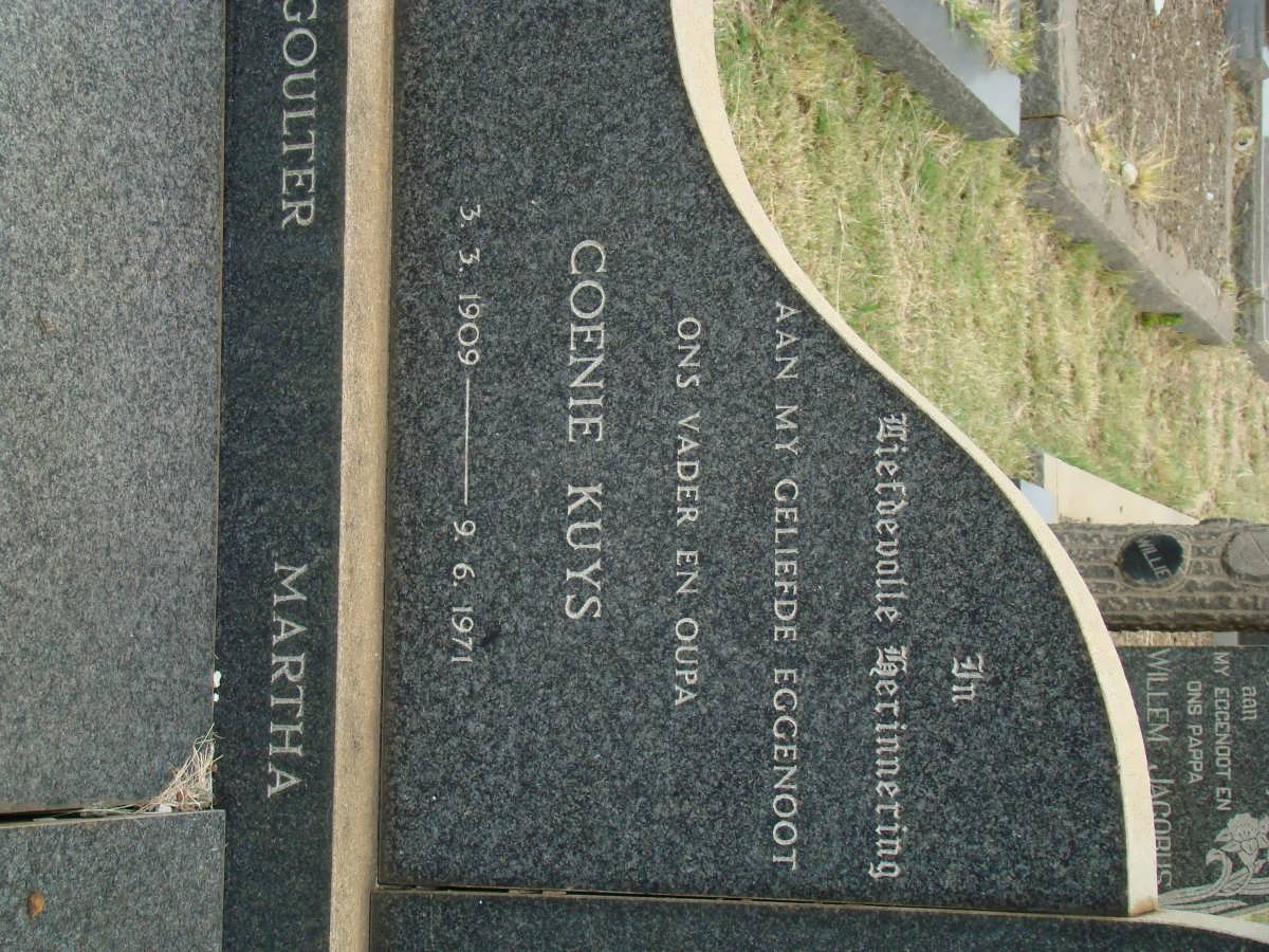DOWLING Coenie Kuys 1909-1971