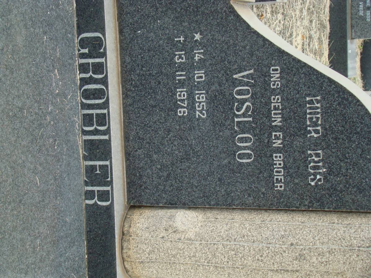 GROBLER Vosloo 1952-1976
