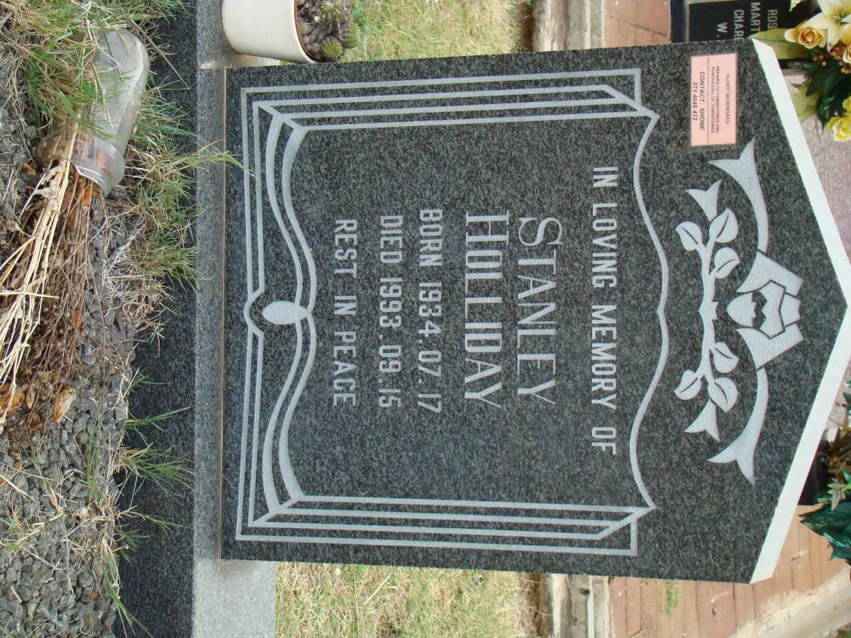 HOLLIDAY Stanley 1934-1993