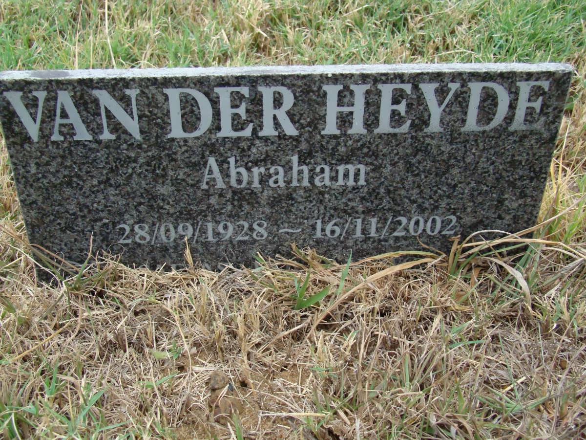 HEYDE Abraham, van der 1928-2002