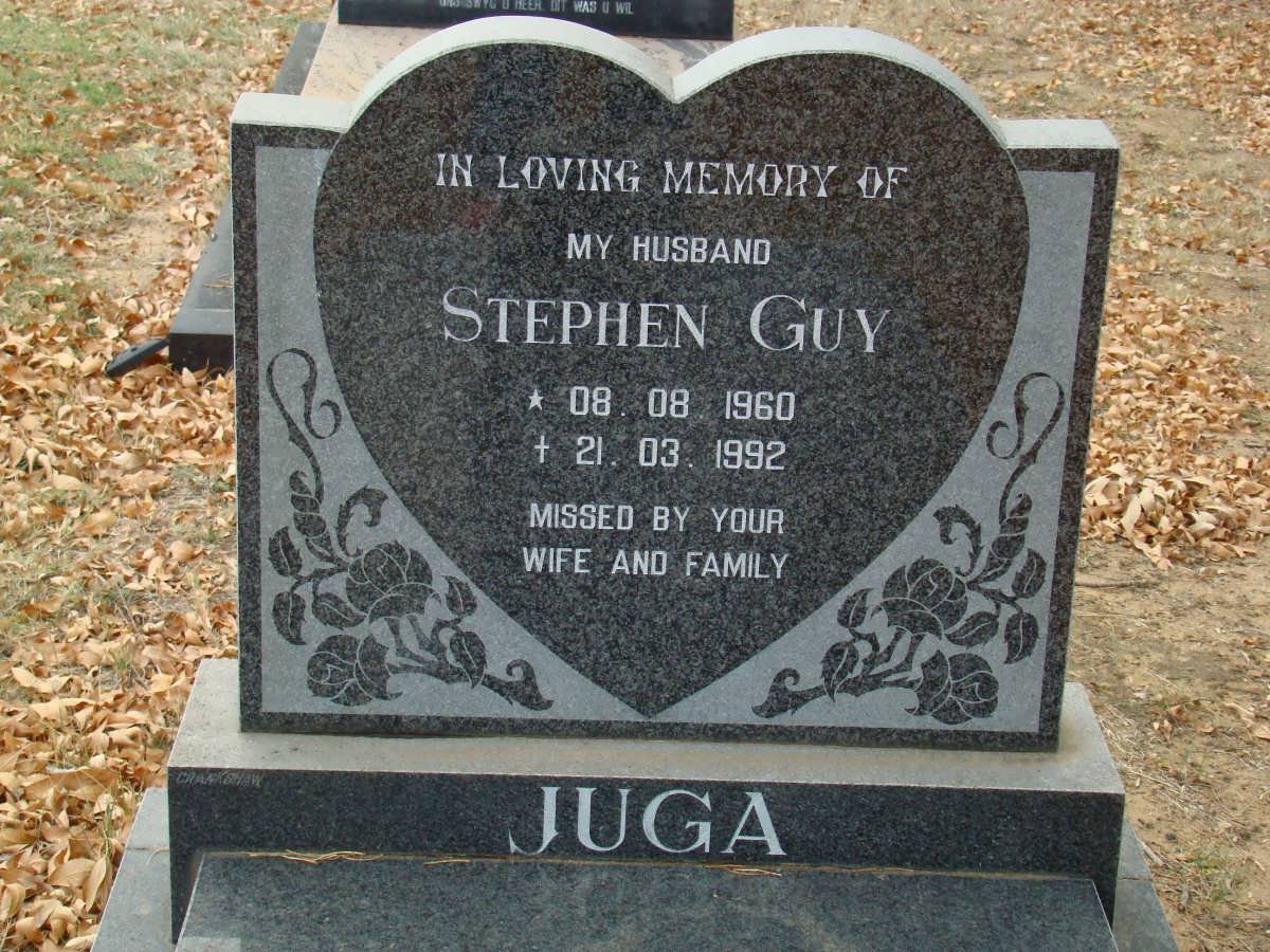 JUGA Stephen Guy 1960-1992