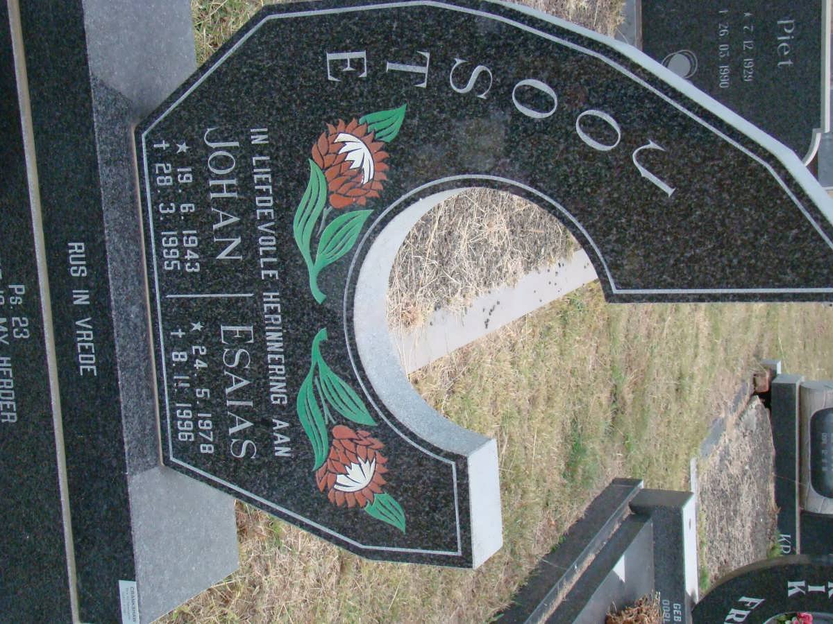 JOOSTE Johan 1943-1995 :: JOOSTE Esaias 1978-1996