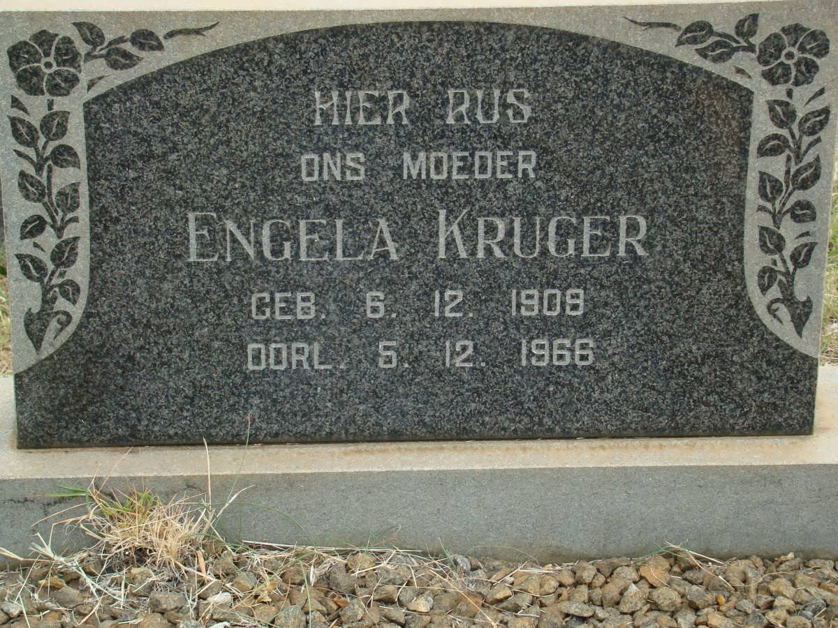 KRUGER Engela 1909-1966