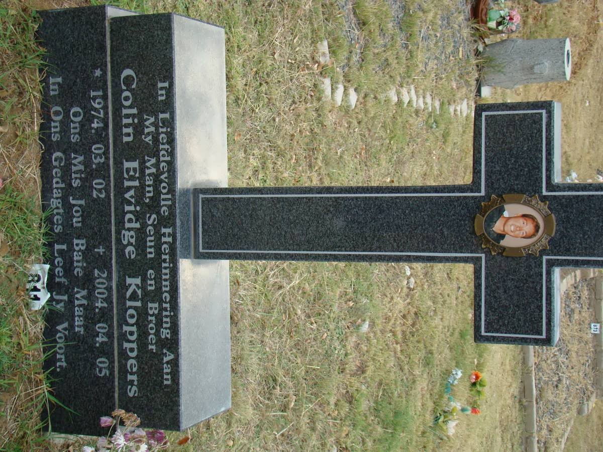 KLOPPERS Colin Elvidge 1974-2004