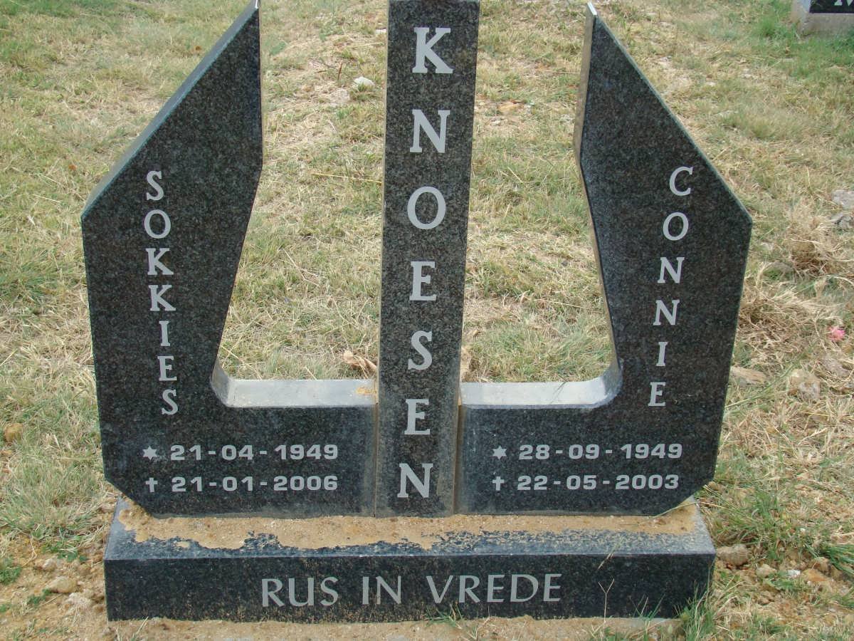 KNOESEN Sokkies 1949-2006 &amp; Connie 1949-2003