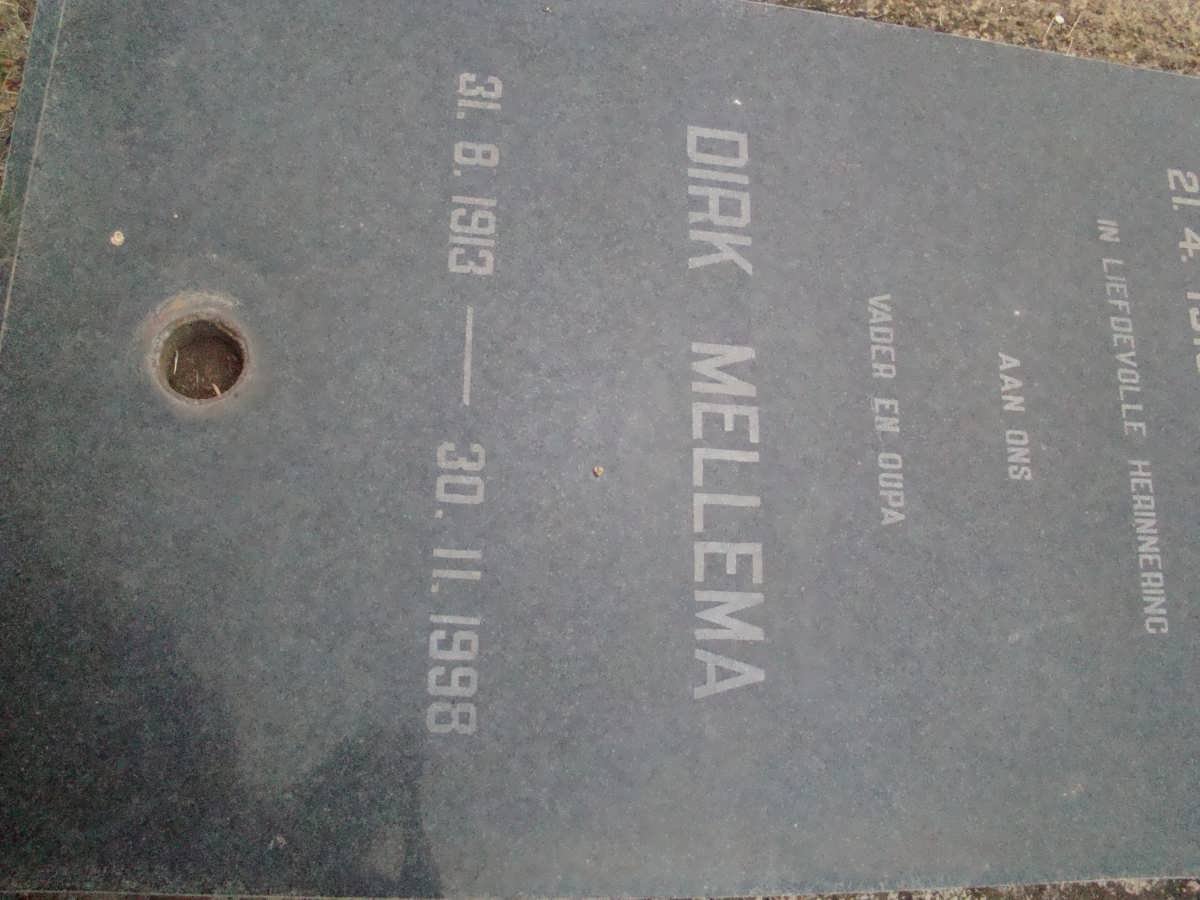 MELLEMA Dirk 1913-1998