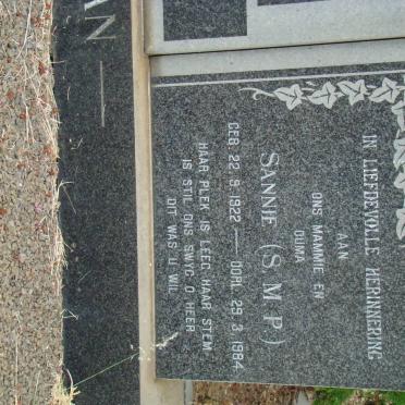 MOOLMAN S.M.P. 1922-1984