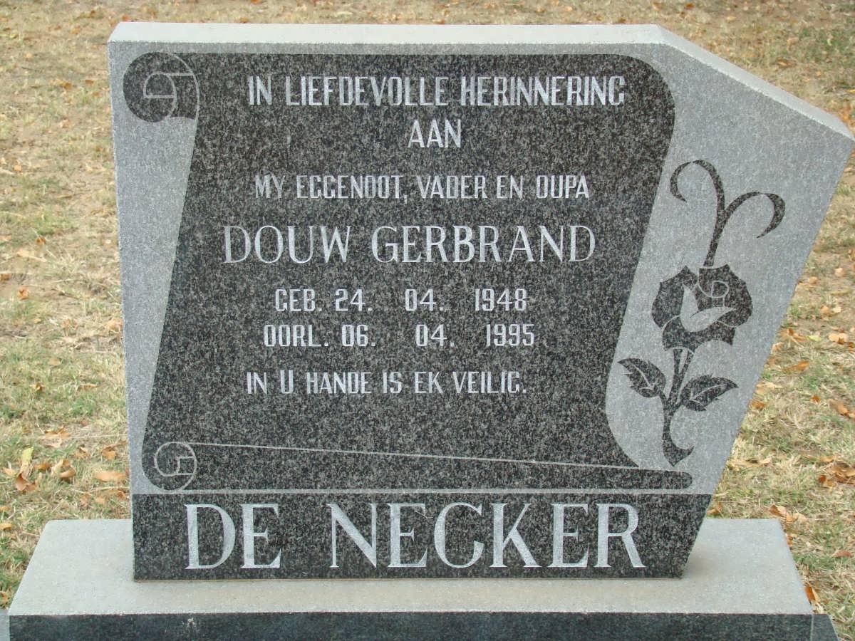 NECKER Douw Gerbrand, de 1948-1995