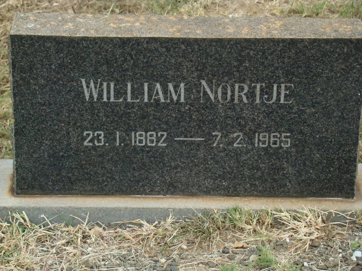 NORTJE William 1882-1965