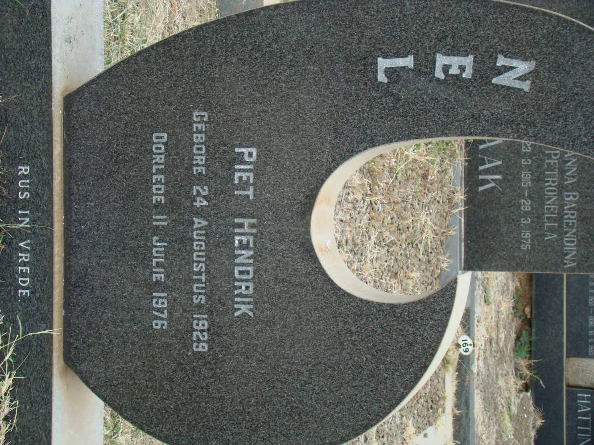 NEL Piet Hendrik 1929-1976