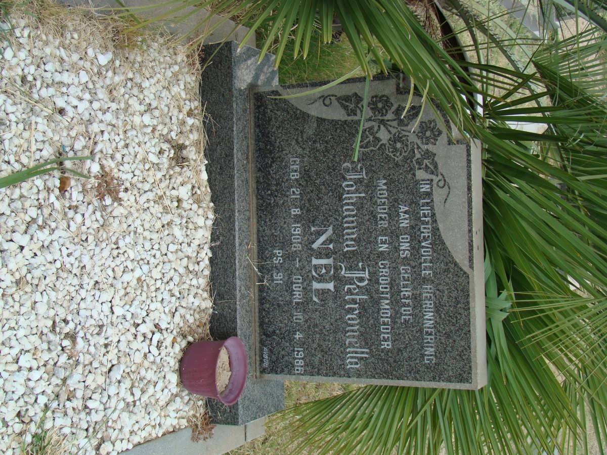 NEL Johanna Petronella 1908-1986