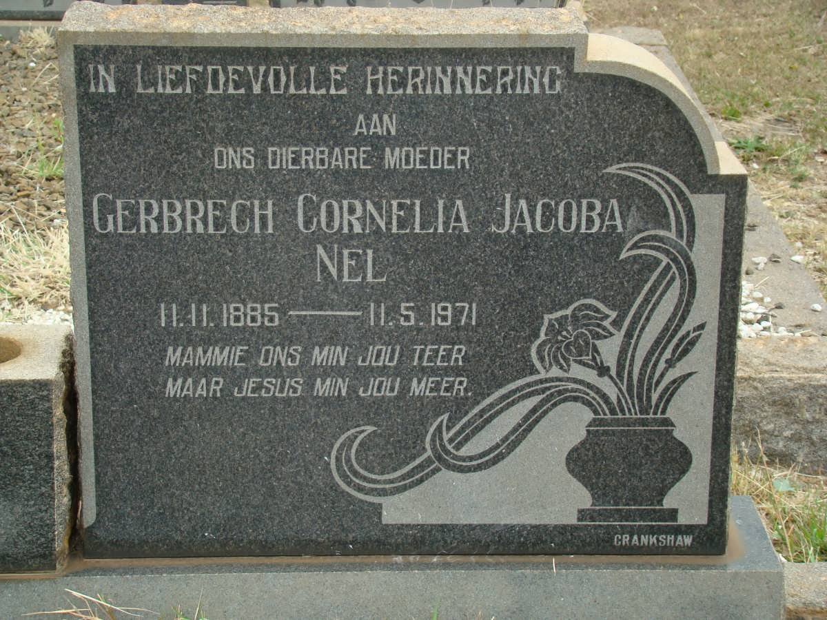 NEL Gerbrech Cornelia Jacoba 1885-1971