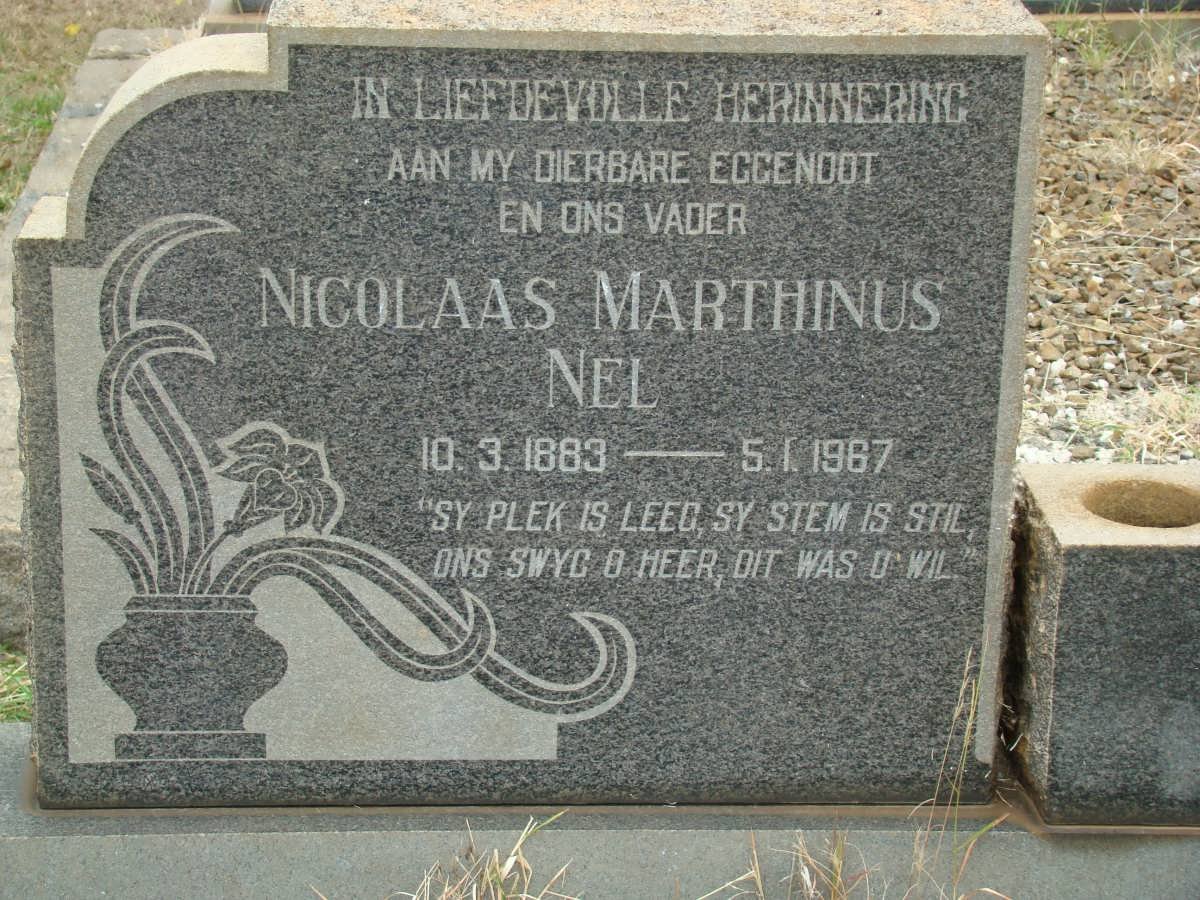 NEL Nicolaas Marthinus 1883-1967