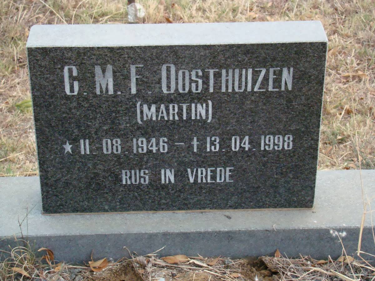 OOSTHUIZEN C.M.F. 1946-1998