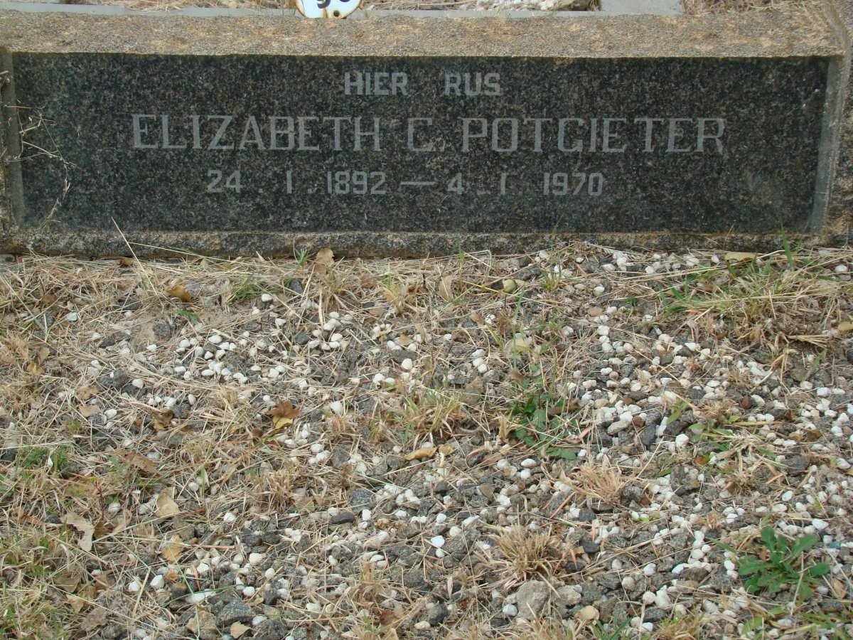 POTGIETER Elizabeth C. 1892-1970