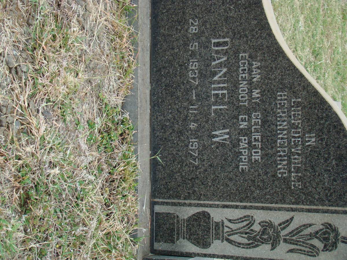 POTGIETER Daniel W. 1937-1977