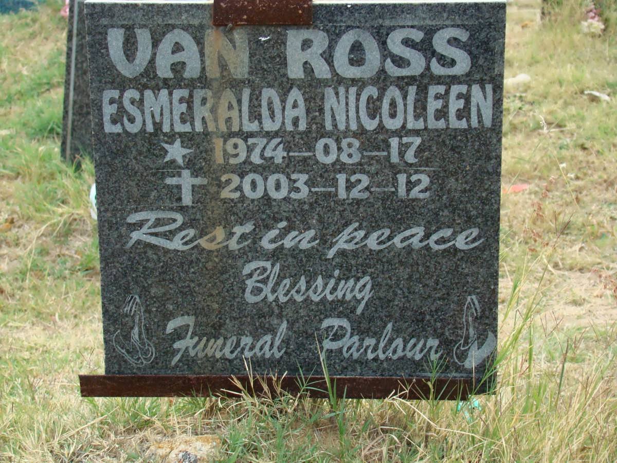 ROSS Esmeralda Nicoleen, van 1974-2003