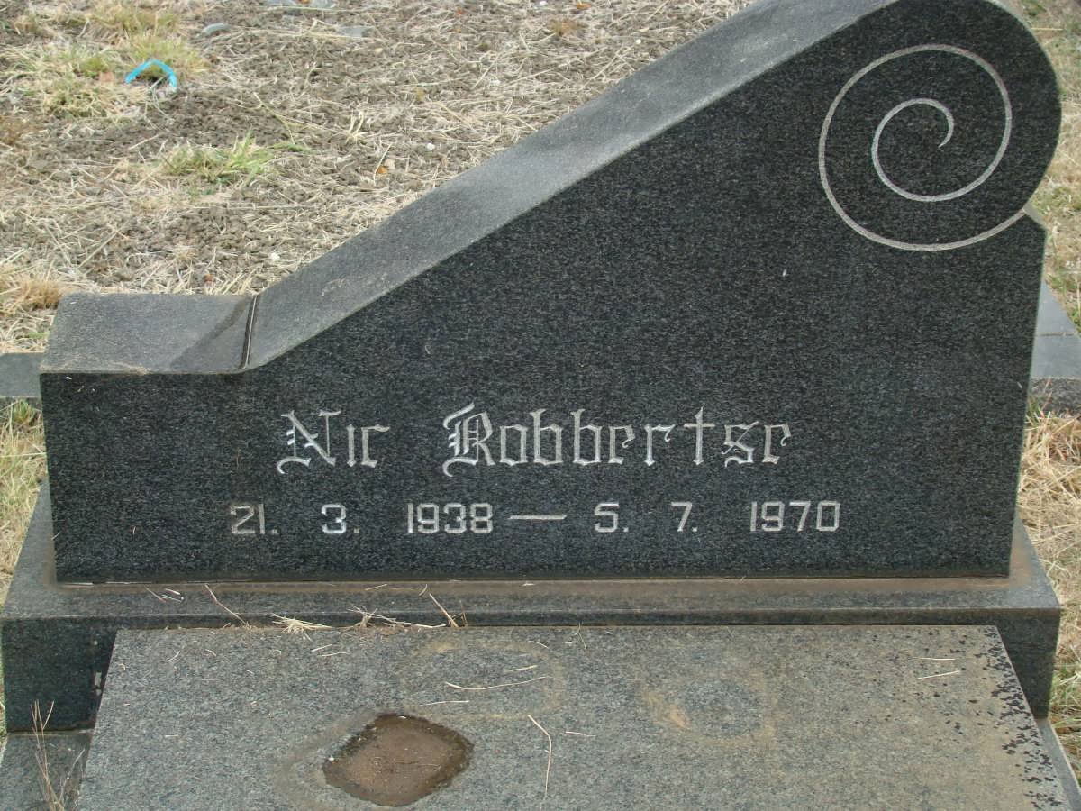 ROBBERTSE Nic 1938-1970