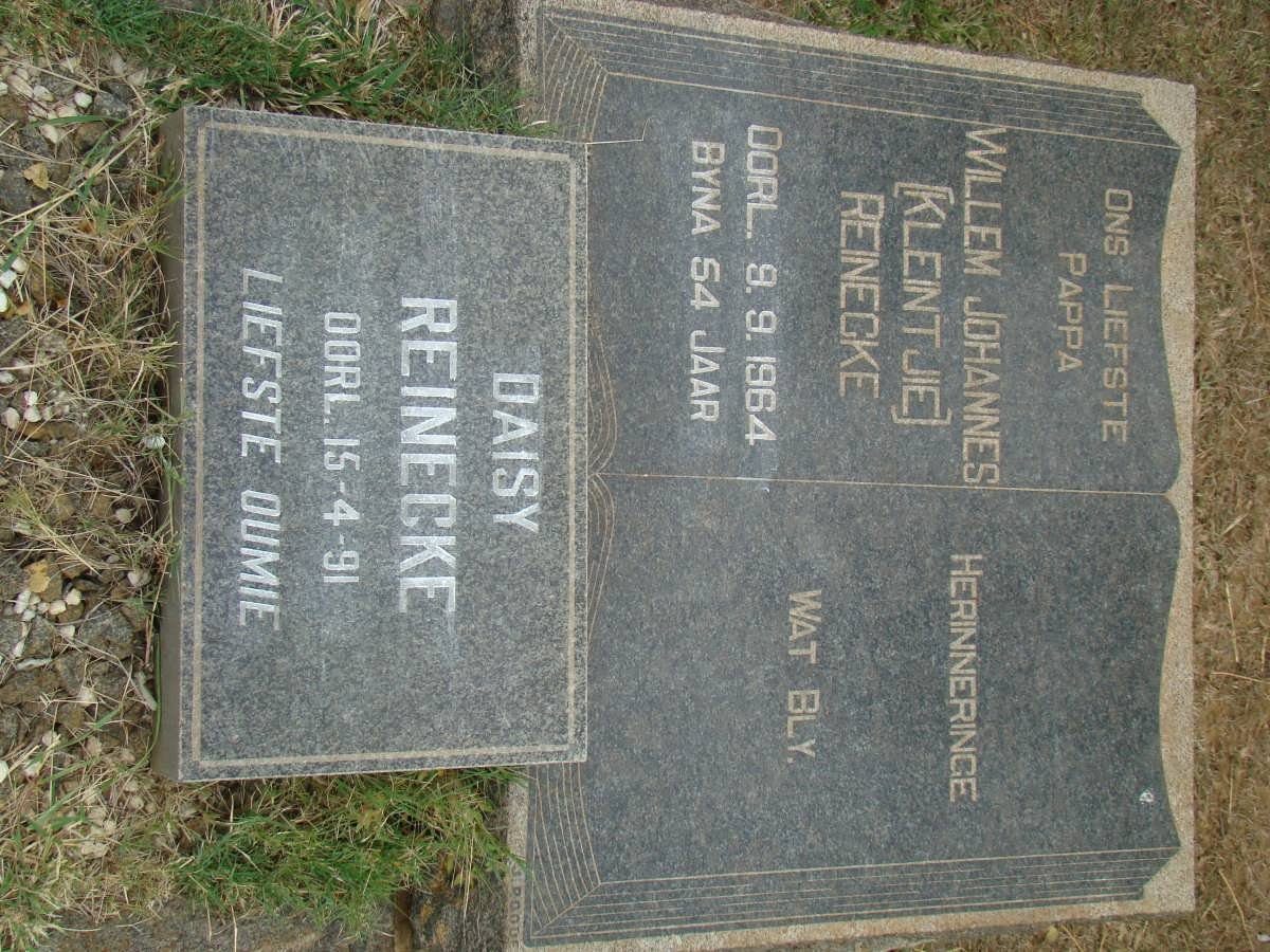 REINECKE Willem Johannes -1964 &amp; Daisy -1991