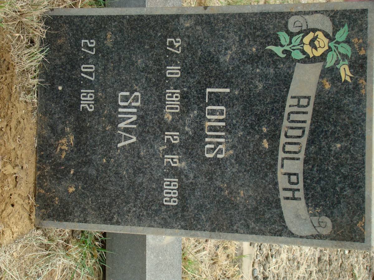 RUDOLPH Louis 1910-1989 &amp; Sina 1912-