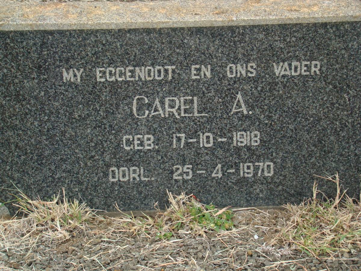 RENSBURG Carel A., Janse van 1918-1970