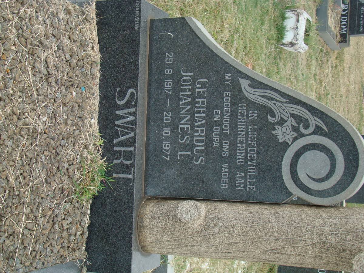SWART Gerhardus Johannes L. 1917-1977