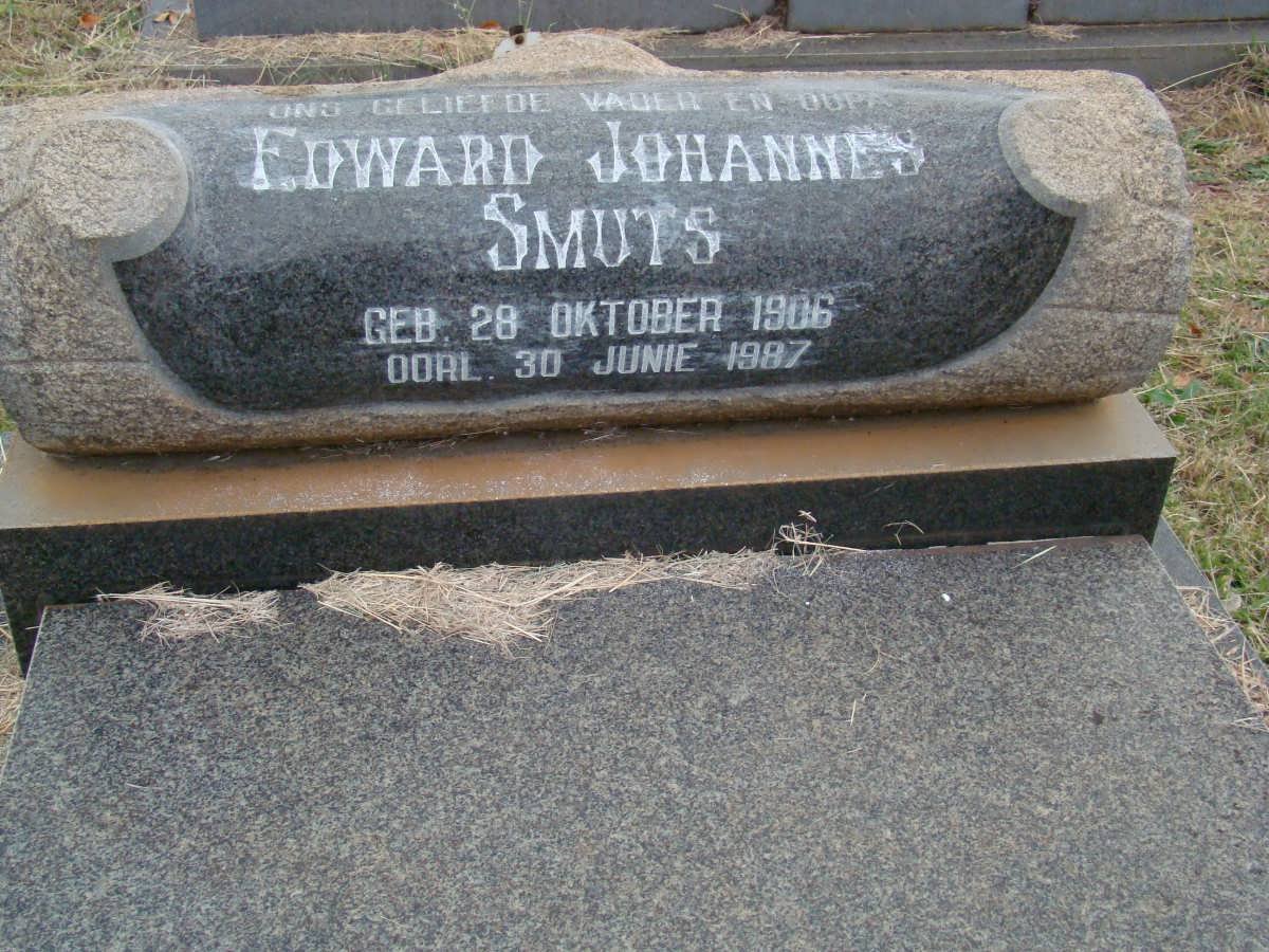 SMUTS Edward Johannes 1906-1987