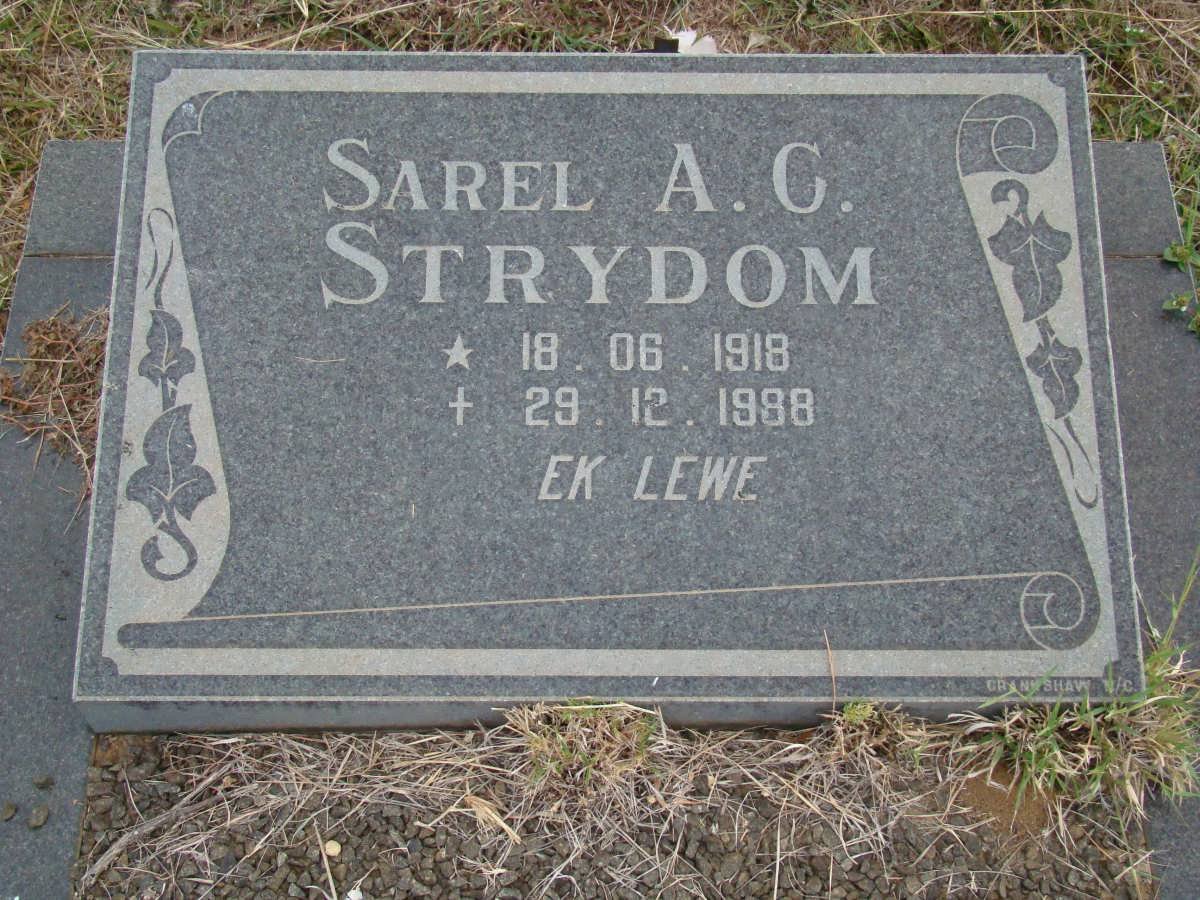 STRYDOM Sarel A.C. 1918-1988
