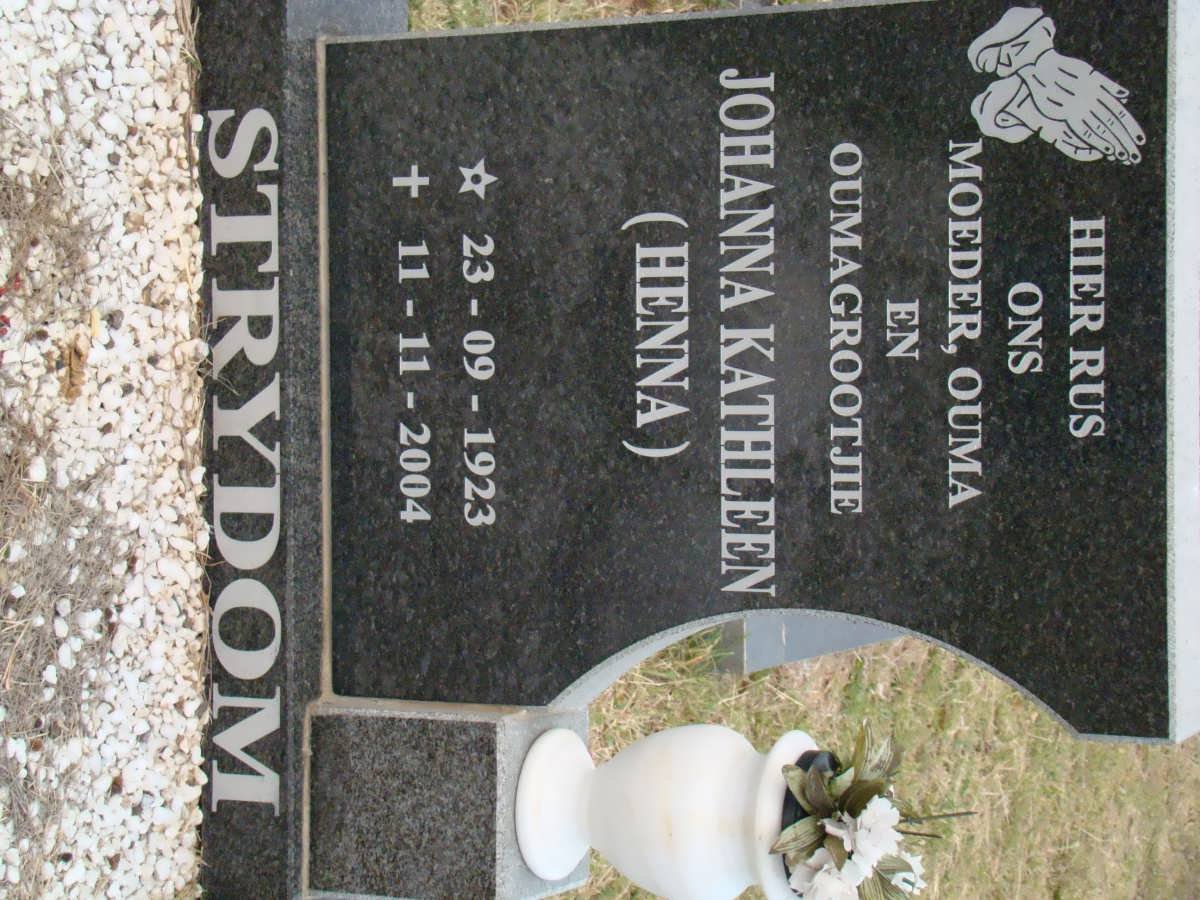 STRYDOM Johanna Kathleen 1923-2004