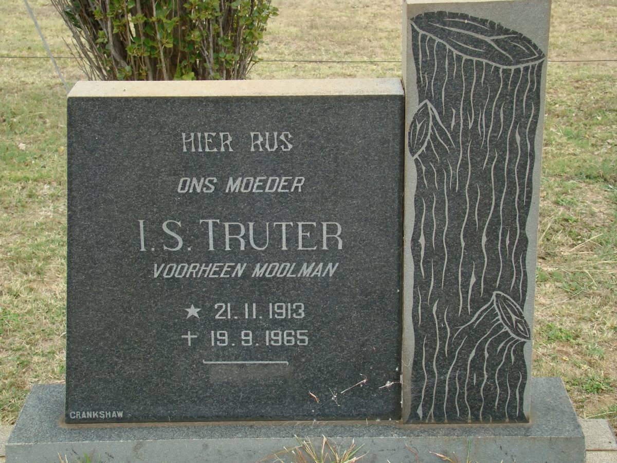TRUTER I.S. nee MOOLMAN 1913-1965
